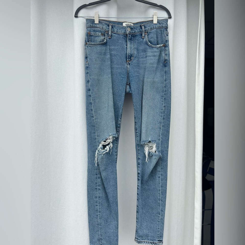 AGOLDE destressed skinny jeans (stretch)